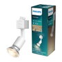 Philips Easylink Tobia Spot LED GU10 Blanc Orientable 5W Aluminium Compatible Riel