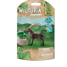 Playmobil Wiltopia Cabra Montesa - Jouet de découverte avec carte animale et réalité augmentée, 4-10 ans