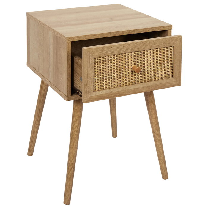 Home Deco Factory Table de chevet Bali avec tiroir