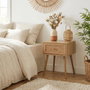 Home Deco Factory Table de chevet Bali avec tiroir