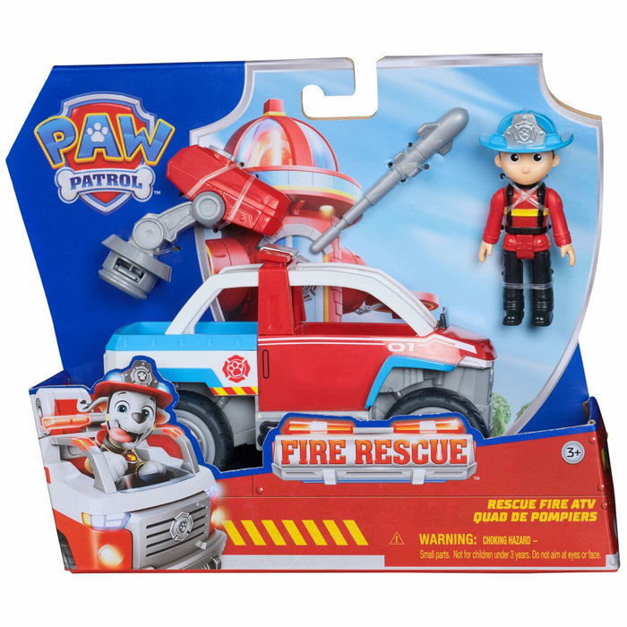 Spin Master Paw Patrol Véhicule Ryder Fire Rescue avec figurine