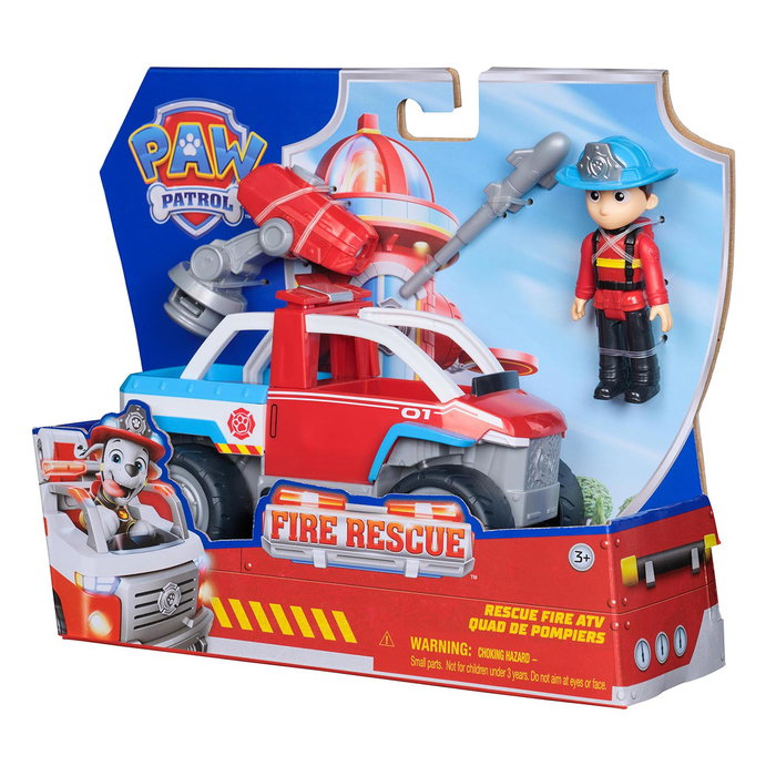 Spin Master Paw Patrol Véhicule Ryder Fire Rescue avec figurine