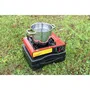 Rothenberger GOURMET RS 220 - Réchaud à gaz portable 2000 W - Rouge et noir - Pour camping, chantier, extérieur - Allumage Piezo