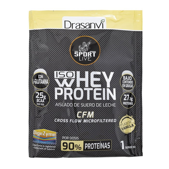 DRASANVI SPORT LIVE Whey Protein Isolée Vanille 500g DRASANVI SPORT LIVE Whey Protein Isolée Vanille 500g