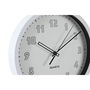 Horloge Murale DKD Home Decor Blanc Noir PVC 25,4 x 4 x 25,4 cm (2 Unités)