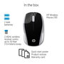 HP Souris sans fil HP 200 - Argent vif