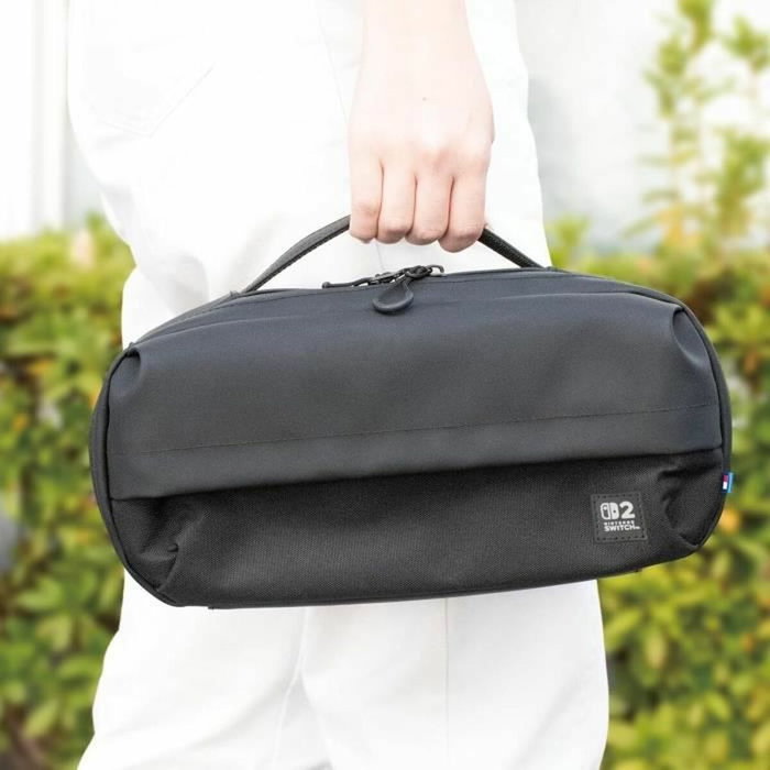 HORI Sacoche de protection et transport pour Nintendo Switch et Switch 2 - Noir