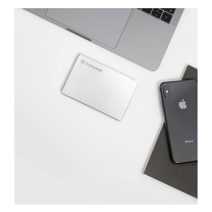 Transcend StoreJet 25C3 2,5 pouces 2 To Argent Transcend StoreJet 25C3 2,5 pouces 2 To Argent