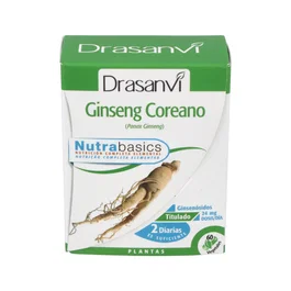 DRASANVI NUTRABASICS GINSENG COREANO 60 capsules