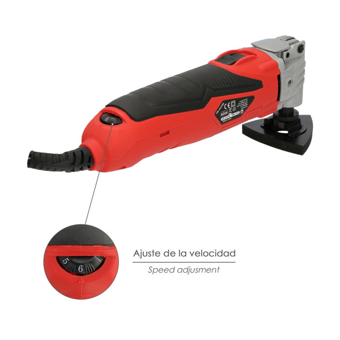 WOLFPACK LINEA PROFESIONAL Herramienta Multifuncion 300W c/acc.