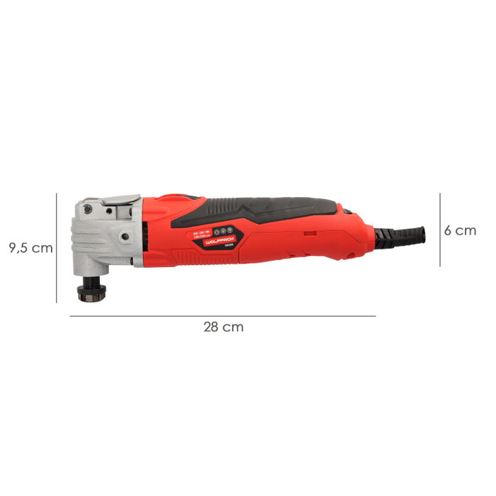 WOLFPACK LINEA PROFESIONAL Herramienta Multifuncion 300W c/acc.