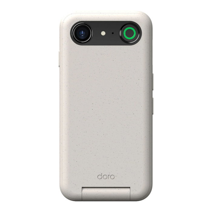 Doro Aurora A20 4G Smartphone à clapet 4,5" écran tactile 4+64 Go Bone Android 14