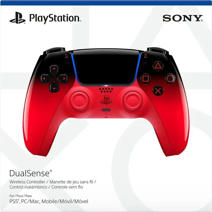 Sony DualSense Manette sans fil Techno Red pour PS5 et PC - Contrôleur jeu haute en couleur, HYPERPOP Collection Sony DualSense Manette sans fil Techno Red pour PS5 et PC - Contrôleur jeu haute en couleur, HYPERPOP Collection