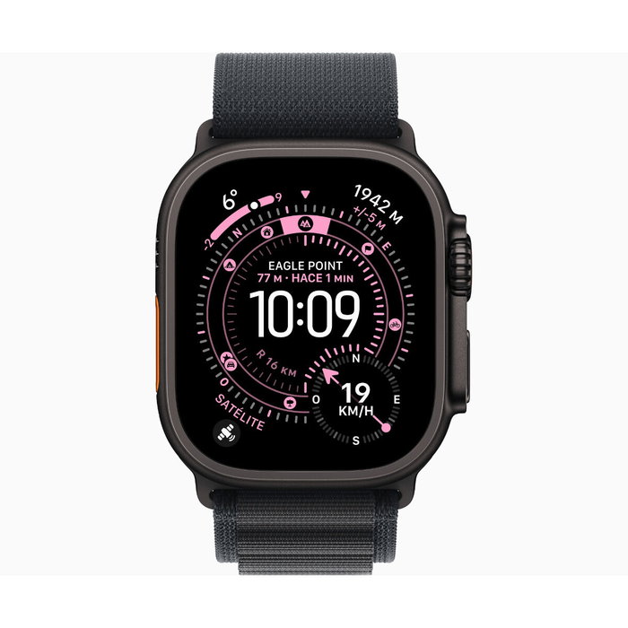 Apple Watch Ultra 3 GPS + Cellular - 49mm - Boîtier Black Titanium - Bracelet Black Alpine Loop - Medium