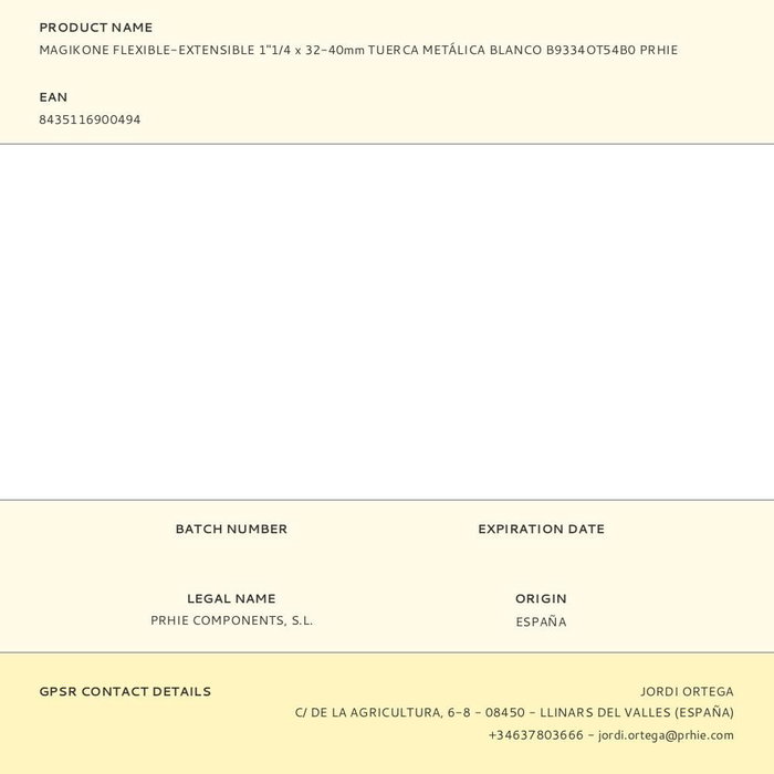 Prhie Magikone flexible-extensible 1"1/4 x 32-40mm blanc polypropylène b9334ot54b0 Prhie Magikone flexible-extensible 1"1/4 x 32-40mm blanc polypropylène b9334ot54b0