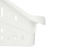 Kinvara Organisateur Réfrigérateur Large Bas Blanc Plastique 26x9x30 cm (Set de 24)