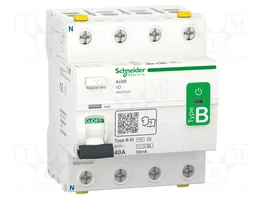 SCHNEIDER ELECTRIC ACTI9 Interrupteur différentiel 40A 30mA 400VAC 3+N