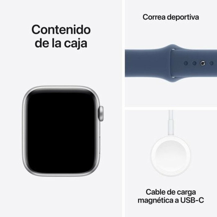 Montre intelligente Apple MXER3QL/A Gris 44 mm Montre intelligente Apple MXER3QL/A Gris 44 mm