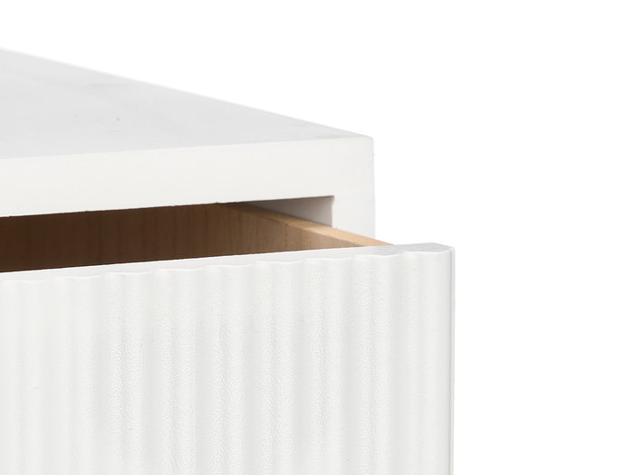 GIFTDECOR Mesita auxiliar avec 1 tiroir blanc GIFTDECOR Mesita auxiliar avec 1 tiroir blanc