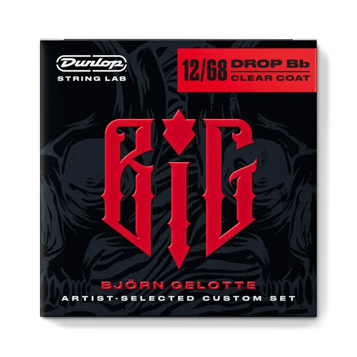 Dunlopst Jeu de Cordes Guitare Électrique Signature Björn Gelotte 12-68 Heavy Gauge