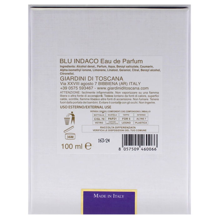 Giardini Di Toscana Blu Indaco Eau de Parfum 100 ml