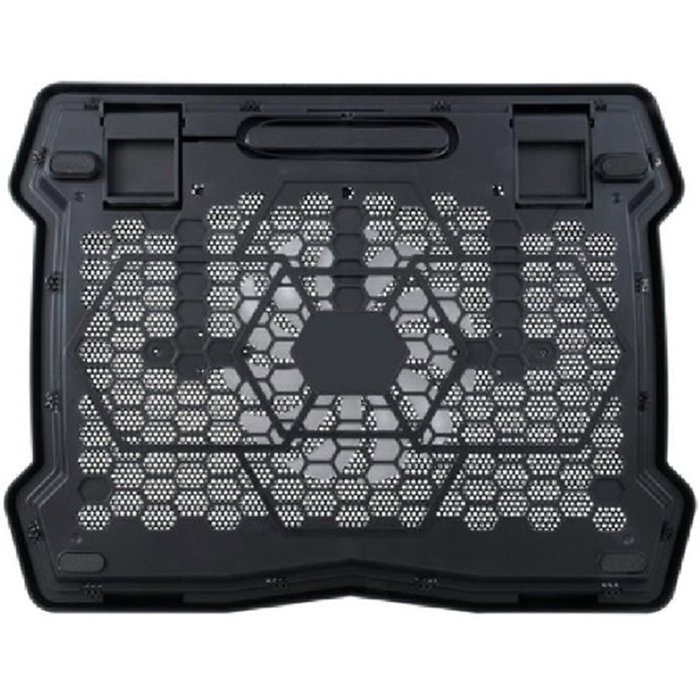 Conceptronic Thana05B Support de Refroidissement pour Ordinateur Portable 15.6 Pouces Ventilateur 12.5 cm Noir LED Bleu USB