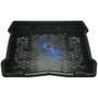 Conceptronic Thana05B Support de Refroidissement pour Ordinateur Portable 15.6 Pouces Ventilateur 12.5 cm Noir LED Bleu USB