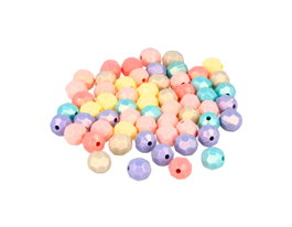 Innspiro Perles en Plastique Facettées Couleurs Pastel 8mm 750 pièces