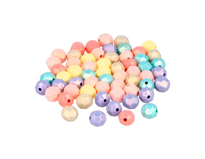 Innspiro Perles en Plastique Facettées Couleurs Pastel 8mm 750 pièces Innspiro Perles en Plastique Facettées Couleurs Pastel 8mm 750 pièces