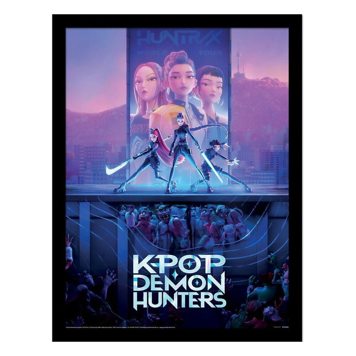 Pyramid International Poster KPop Demon Hunters encadré Collector Print Pyramid International Poster KPop Demon Hunters encadré Collector Print