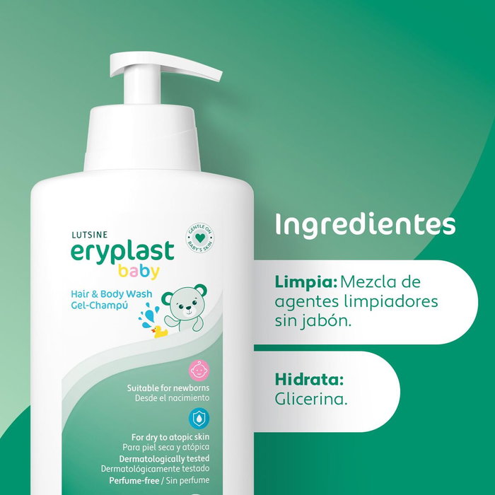 Eryplast Eryplast Baby Gel-shampooing 2-en-1 500 ml