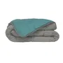 Toison D'Or - Couette Légère Microfibre Polyester - 200gr/m2 - Galet & Lac - 240 x 260 cm - Oeko-Tex, Ignifugée, Lavable 40°C