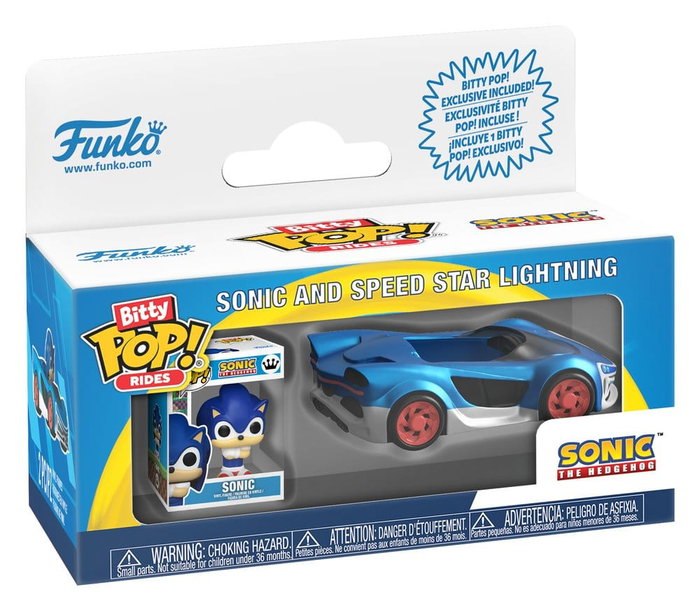 Funko Bitty POP! Ride Speed Star avec Sonic - 2,5 cm