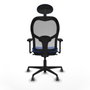 Piqueras y Crespo Chaise de Bureau 3D036G1 Bleu