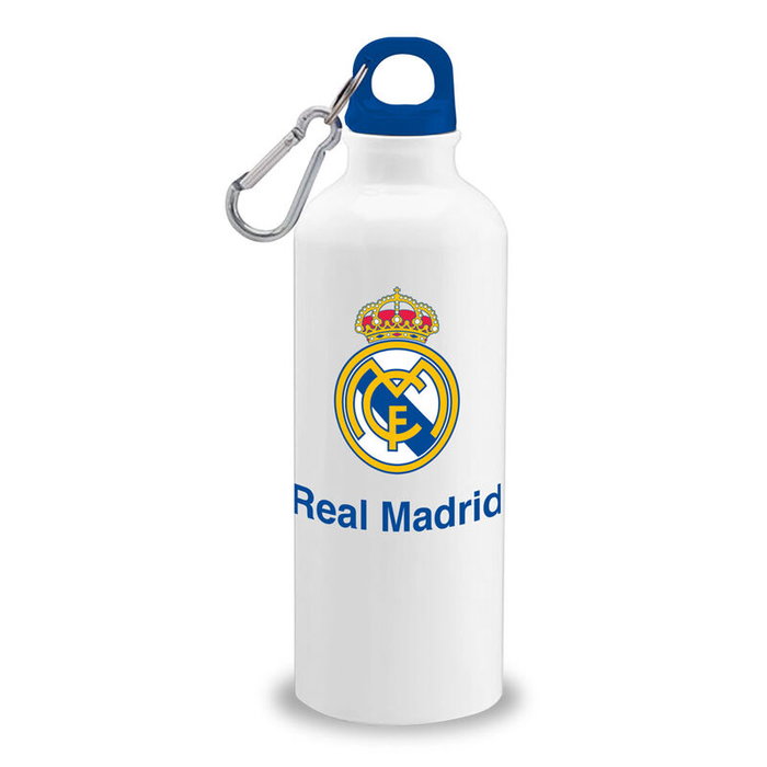 KIDS LICENSING Cantimplora aluminium 500 ml officielle Real Madrid Gourde sport avec logo KIDS LICENSING Cantimplora aluminium 500 ml officielle Real Madrid Gourde sport avec logo