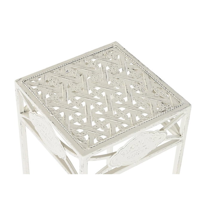 Jeu de 3 tables Home ESPRIT Blanc 30 x 30 x 70 cm (3 Pièces)