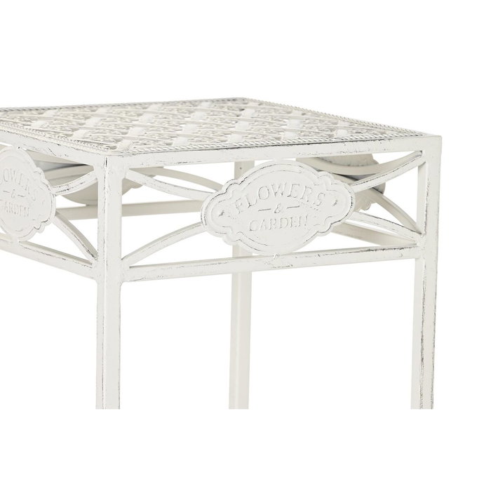 Jeu de 3 tables Home ESPRIT Blanc 30 x 30 x 70 cm (3 Pièces)