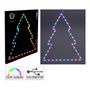 Décoration lumineuse BASIC & CO RGB Sapin de Noël 48 x 60 cm