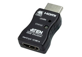 Aten VC081A Émulateur EDID HDMI True 4K - Adaptateur pour transmission vidéo Ultra HD 3840x2160 à 60 Hz, compatible HDCP 2.2