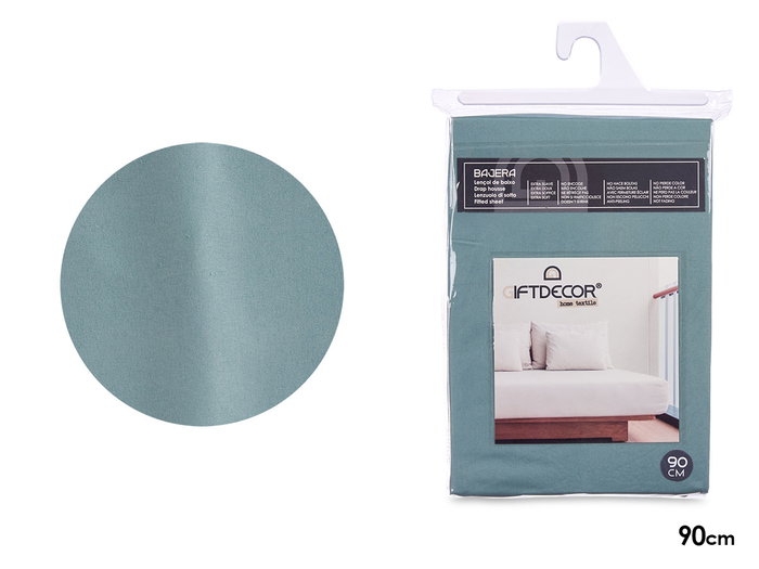 Giftdecor Housse de couette 90x200 cm Coloris mentale Polyster Doux (Set de 12) Giftdecor Housse de couette 90x200 cm Coloris mentale Polyster Doux (Set de 12)