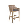 Home ESPRIT Tabouret en Rotin Marron et Gris