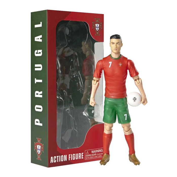 Banbo Toys - Figurine Articulée Cristiano Ronaldo Portugal - Figurine Action 20 cm