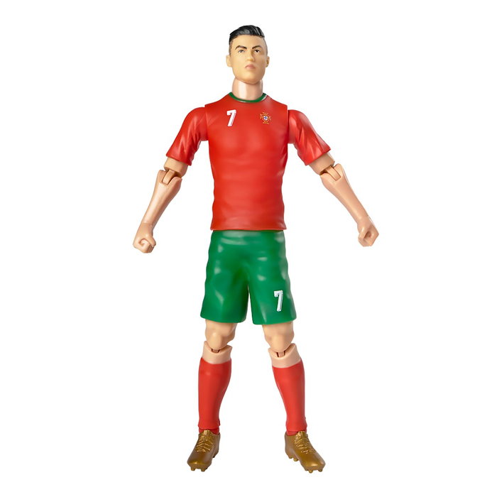 BANBO TOYS Figurine Cristiano Ronaldo 20 cm PVC Portugal 83781 Réplique officielle pour fans +3 ans BANBO TOYS Figurine Cristiano Ronaldo 20 cm PVC Portugal 83781 Réplique officielle pour fans +3 ans