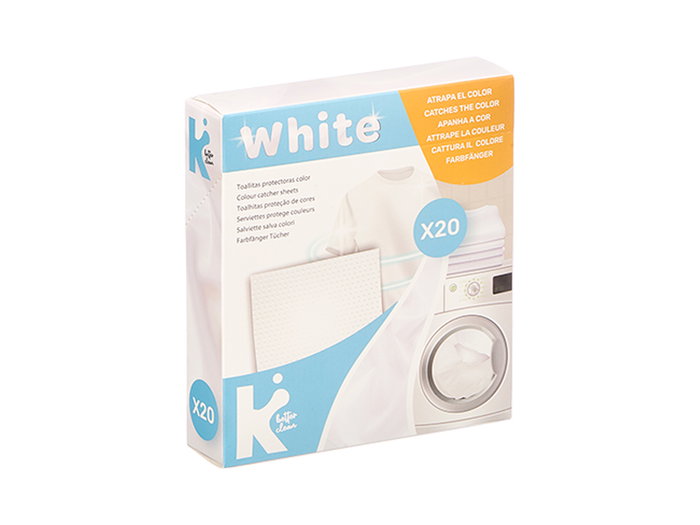ARTE REGAL Set de 20 lingettes anti-déteignantes pour linge blanc