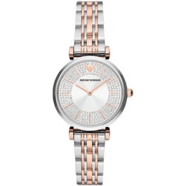 Armani AR11537 montre pour femme en acier inoxydable gris