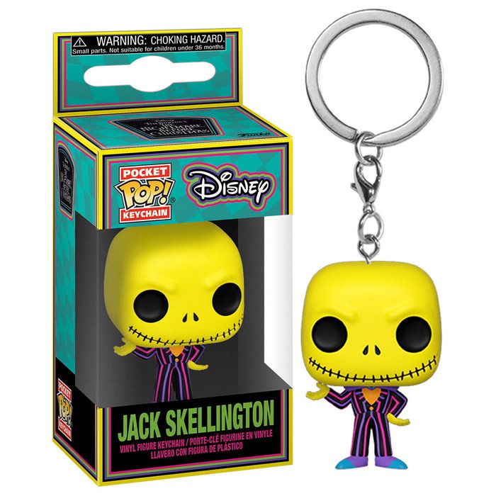 FUNKO Porte-clés Pocket POP Disney L'Étrange Noël de Monsieur Jack - Personnage Jack FUNKO Porte-clés Pocket POP Disney L'Étrange Noël de Monsieur Jack - Personnage Jack