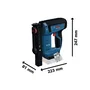 Bosch 0601482801 - Agrafeuse à bois 18V Brushless GTH 18V-14 L-BOXX avec système contre-balancier pour agrafes 6 à 14 mm, magasin 100 agrafes et LED