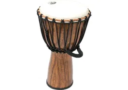 TANGA Djembe 10 pouces PVC imitation bois avec réglage de tension
