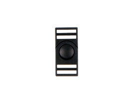 Innspiro Boucle Double en Plastique Noir 15,6 mm (Lot de 5)