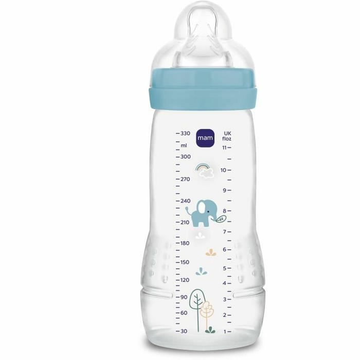 Mam Biberon Easy Active 330 ml Ocean - Tétine Débit X